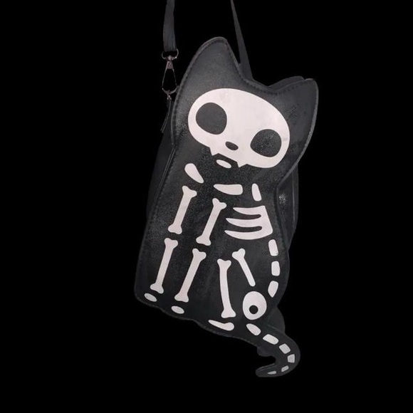 Goth Skeleton Cat 🐈⬛ 🖤 - Picture 2 of 3